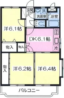 アンジュレーサクラノ II【1階】の間取り
