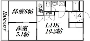 静岡県浜松市中央区半田山5【アパート】の間取り