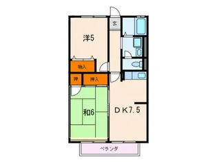 シティハイム福寿【2階】の間取り