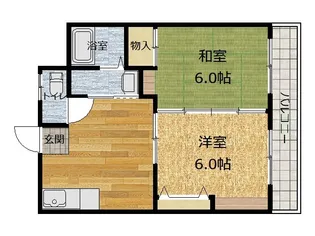 コーポスタート【2階】の間取り