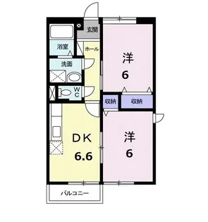 サンモール愛花【2階】の間取り