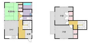 熊本県八代市黄金町【一戸建】の間取り