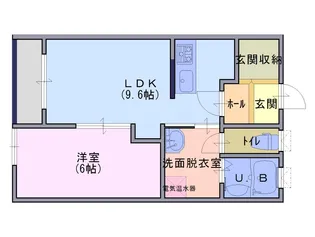 スリアカーサ【1階】の間取り