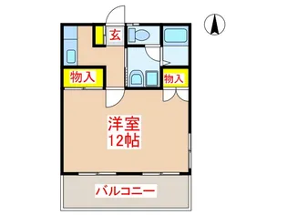 リリー寺原【1階】の間取り