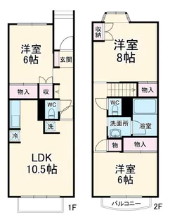 埼玉県さいたま市中央区八王子5【一戸建】の間取り