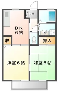 シャルム澤渡【2階】の間取り