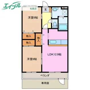 エルセンチュリー21【1階】の間取り