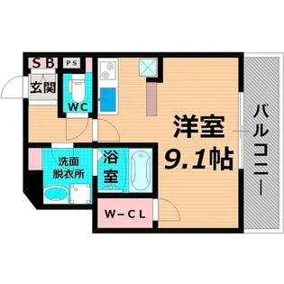 大阪府守口市春日町【マンション】の間取り