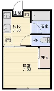 ユースガーデン仙北【2階】の間取り