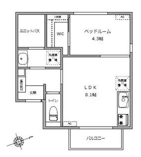 Y’s HOUSE 和田町【2階】の間取り