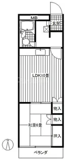 カンフォート流山【2階】の間取り