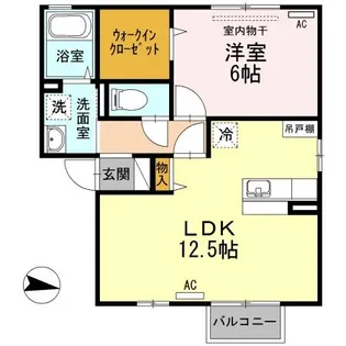新潟県長岡市東保内【アパート】の間取り