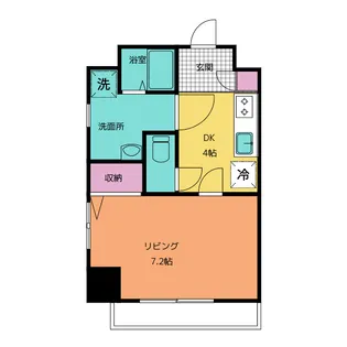 新鎌スカイタワー【4階】の間取り
