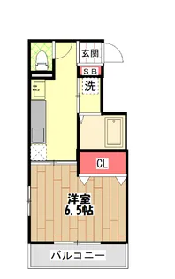 メイプルワン【4階】の間取り