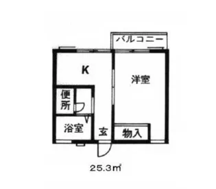 神奈川県川崎市多摩区南生田1【アパート】の間取り