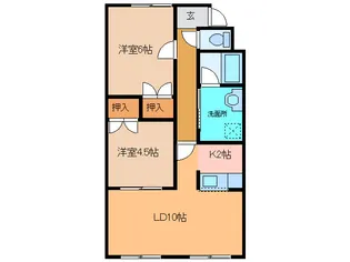 クレアコート【2階】の間取り