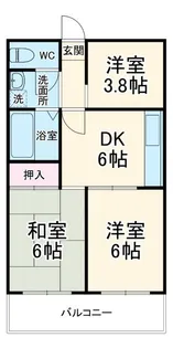 シャルルみずほ【2階】の間取り