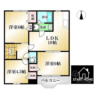 ミストラル【2階】の間取り