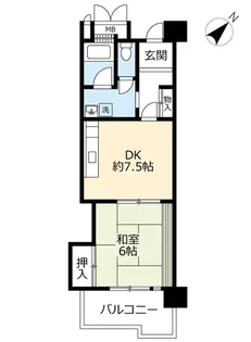 UR水無瀬駅前【7階】の間取り