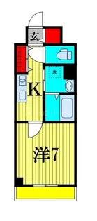 1Kの間取り画像
