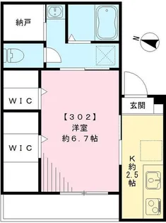 東京都大田区矢口2【アパート】の間取り