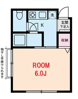 神奈川県横浜市中区末吉町1【アパート】の間取り