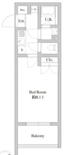 東京都北区田端3【マンション】の間取り