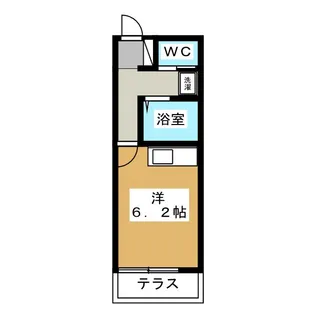 パストラル西生田【1階】の間取り