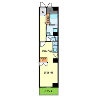 メルツハイム北村【6階】の間取り