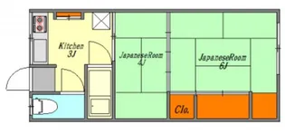 平荘(西棟)【2階】の間取り