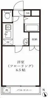 ミケル白百合II【2階】の間取り