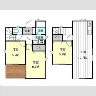 愛知県津島市南本町7【一戸建】の間取り