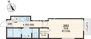 東京都豊島区長崎5【アパート】の間取り
