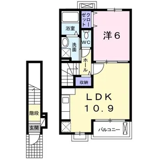 アルドール【2階】の間取り