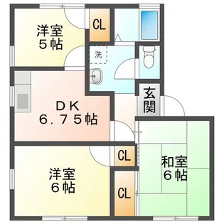 クレスト藤ヶ丘 B棟【1階】の間取り