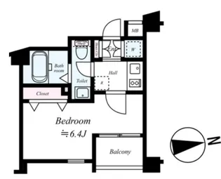 東京都中野区弥生町4【マンション】の間取り