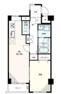 ルックハイツ桜台【3階】の間取り