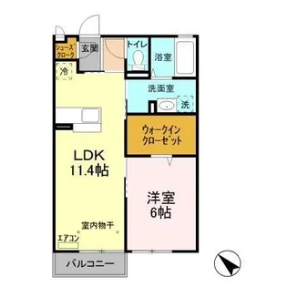 シャンテクレール II【2階】の間取り