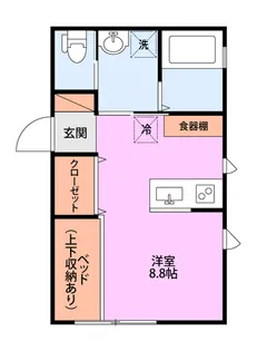 sumica/大学南【1階】の間取り