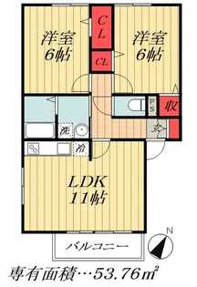 千葉県船橋市印内3【アパート】の間取り