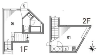 中野薫木荘【2階】の間取り