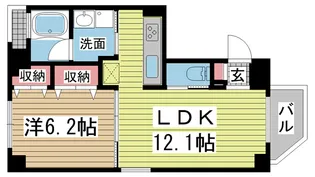 Y・House中道【5階】の間取り