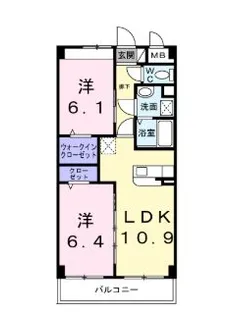 ミヤツカ8【1階】の間取り