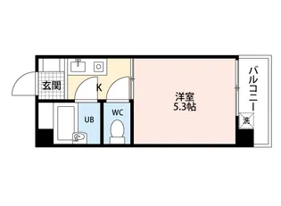 ウエストヒル【2階】の間取り