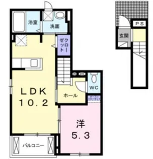 リヴェール コート【2階】の間取り
