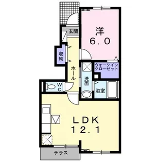 レジェンド C【1階】の間取り
