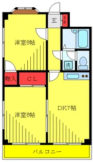 レジデンスラクダザカ【3階】の間取り
