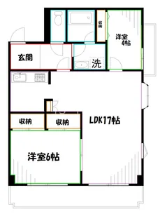 東京都武蔵野市西久保2【マンション】の間取り