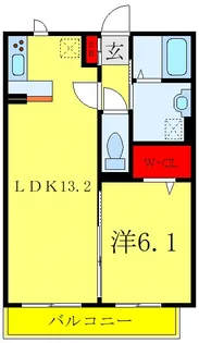 埼玉県川口市末広2【アパート】の間取り