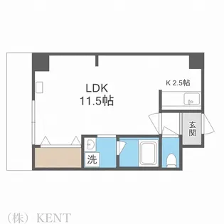 メゾン24【4階】の間取り